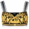 Versace Barocco print bralette top 1 Versace Barocco-print bralette top