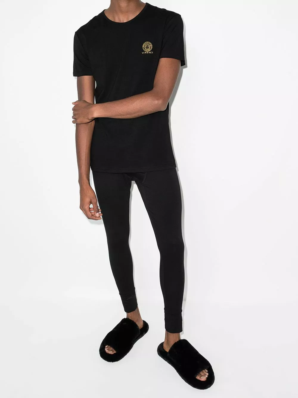 Versace Two pack Medusa print T shirts 8 Versace two-pack Medusa-print T-shirts