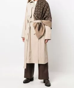 Versace La Greca knitted scarf