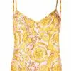 Versace Barocco-print silk vest