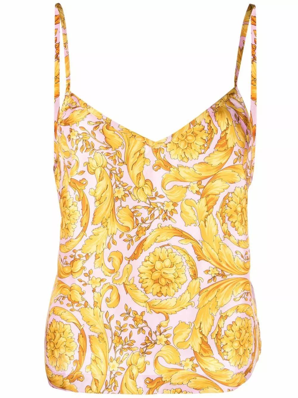 Versace Barocco print silk vest 3 Versace Barocco-print silk vest