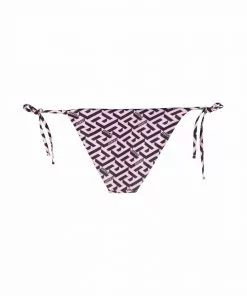 Versace Greca Signature-print bikini bottoms