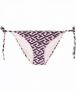 Versace Greca Signature-print bikini bottoms