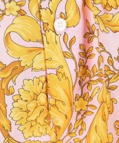 Versace Barocco-print pyjama shorts