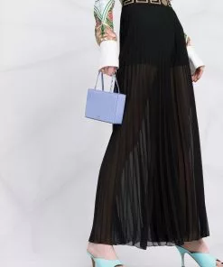 Versace Greca-waistband pleated trousers