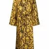 Versace Barocco-print silk robe