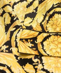 Versace Barocco-print silk robe