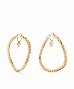 Versace Medusa Head motif hoop earrings