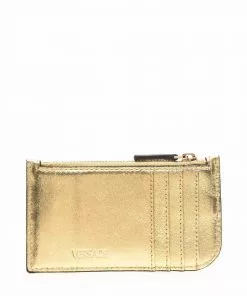 Versace Virtus metallic cardholder