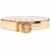 Versace Medusa-plaque metallic belt