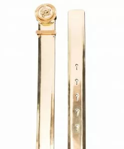 Versace Medusa-plaque metallic belt