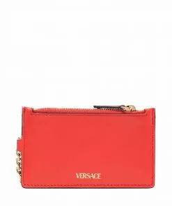 Versace geometric print wallet