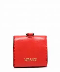 Versace logo-plaque headphone case