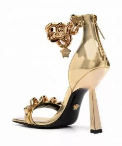 Versace Medusa chain sandals 8 Versace Medusa chain sandals