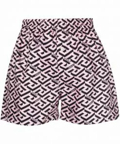 Versace La Greca Signature printed pyjama shorts