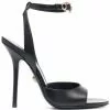 Versace Safety Pin leather sandals