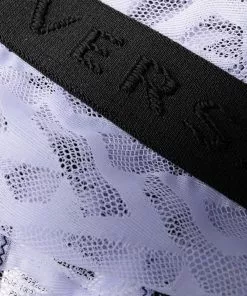 Versace mesh detail thong