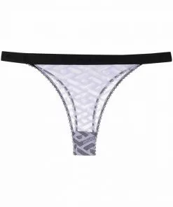 Versace mesh detail thong