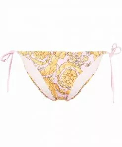 Versace Barocco-print bikini bottoms