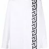 Versace Greca-print cotton shirt
