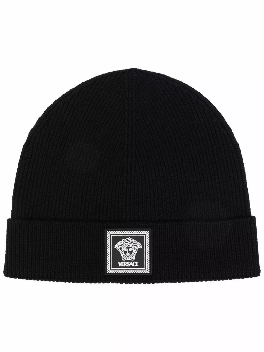 Versace Ribbed knit wool beanie 3 Versace ribbed knit wool beanie