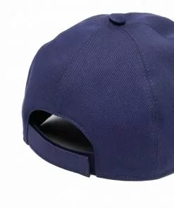 Versace logo embroidered cap