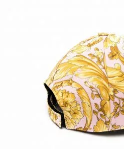 Versace Barocco print cap