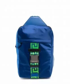 Versace Greca logo-detail backpack