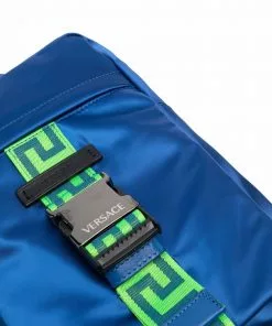 Versace Greca logo-detail backpack