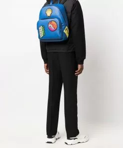 Versace La Medusa leather backpack