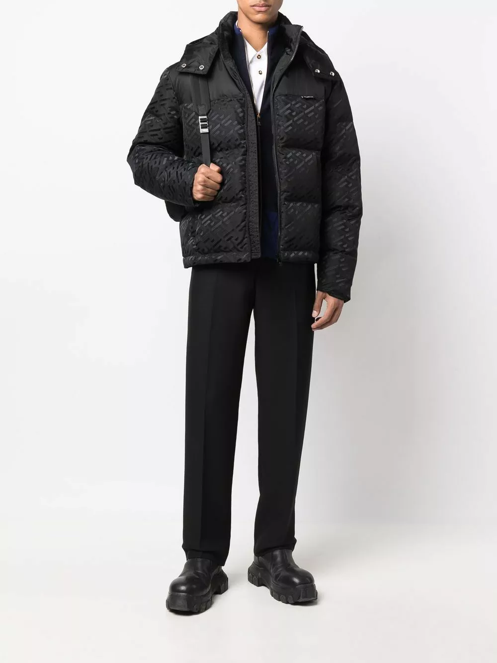Versace La Greca puffer jacket 4 Versace La Greca puffer jacket