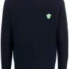 Versace embroidered Medusa Head jumper