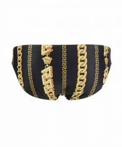 Versace Chain-Greca print swim briefs