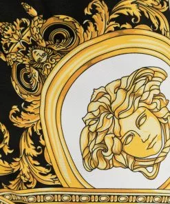 Versace Medusa-logo printed swim shorts