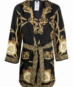 Versace Barocco silk robe