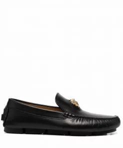 Versace Medusa Head leather loafers