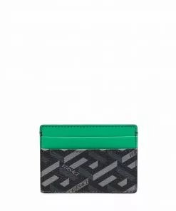 Versace La Greca signature logo cardholder