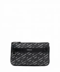 Versace La Greca logo-print bag