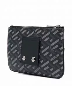 Versace La Greca logo-print bag