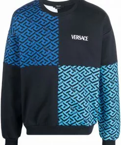 Versace La Greca-print sweatshirt