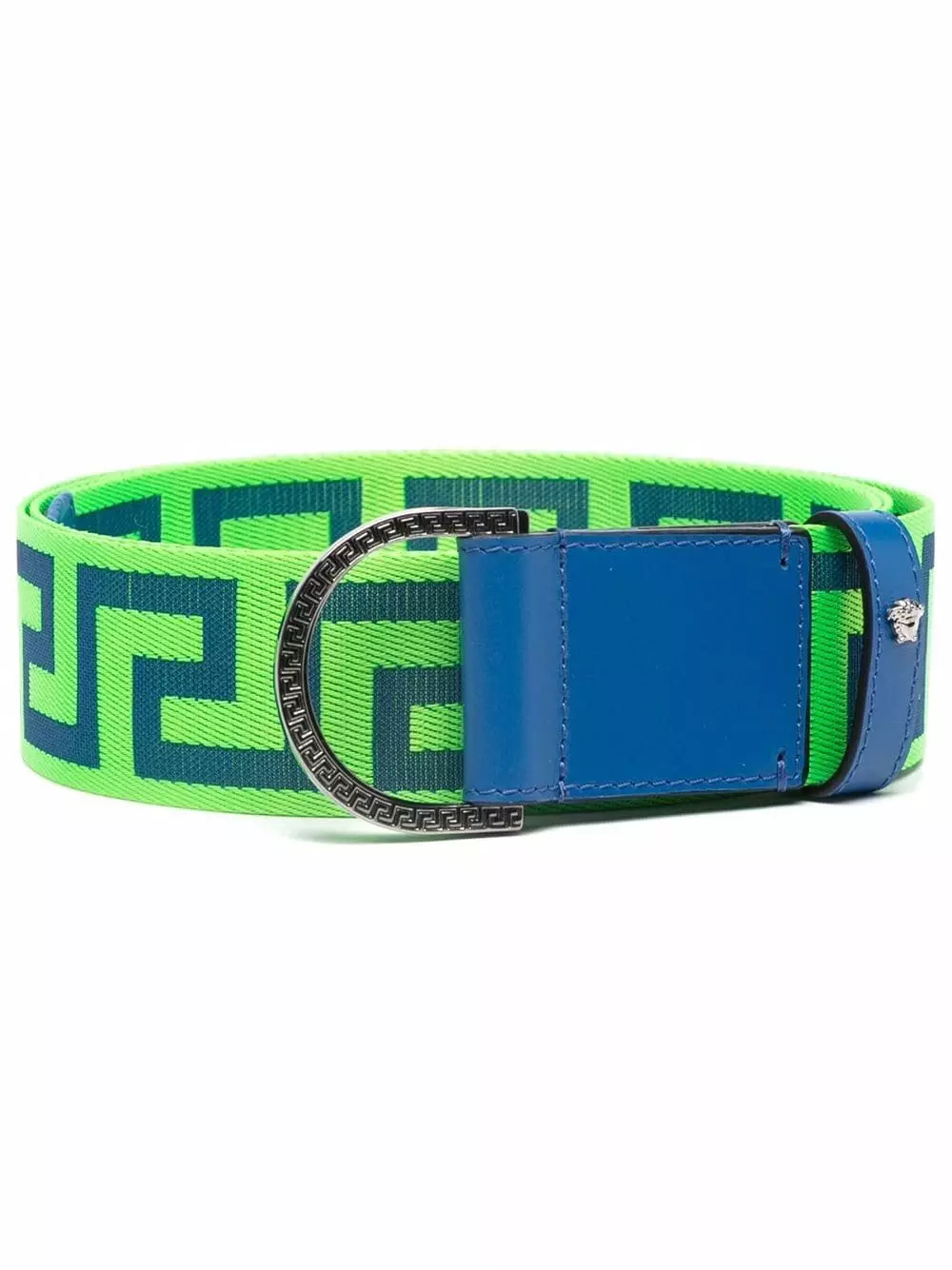 Versace Greca pattern D ring belt 3 Versace Greca-pattern D-ring belt