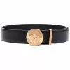 Versace Medusa logo leather belt