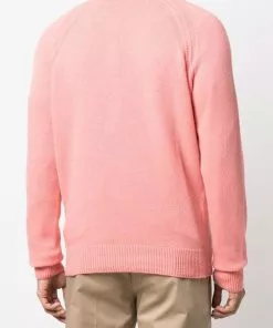 Versace Embroidered logo crew neck jumper 10 Versace embroidered-logo crew neck jumper