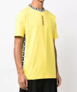 Versace La Greca trim T-shirt
