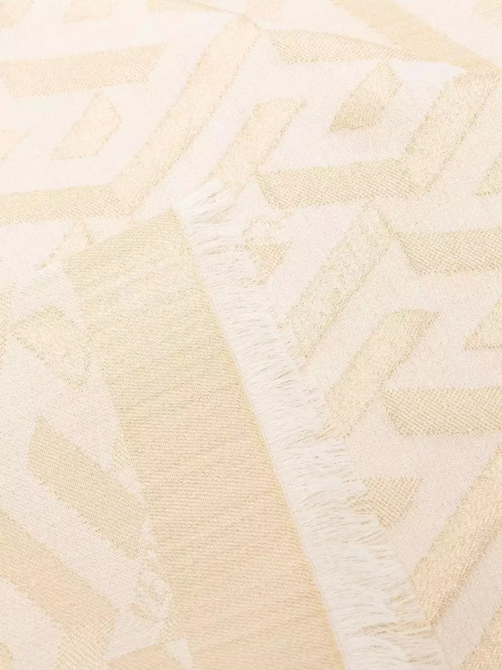 Versace Monogram frayed scarf 5 Versace monogram frayed scarf