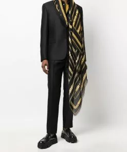 Versace Greca-print maxi scarf