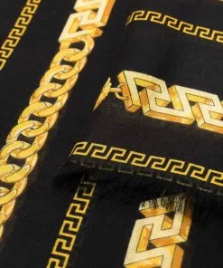 Versace Greca-print maxi scarf