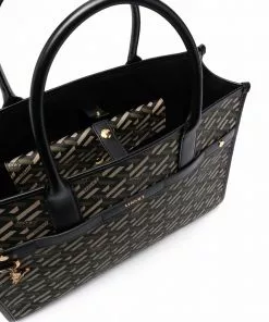 Versace La Greca print tote bag 11 Versace La Greca-print tote bag