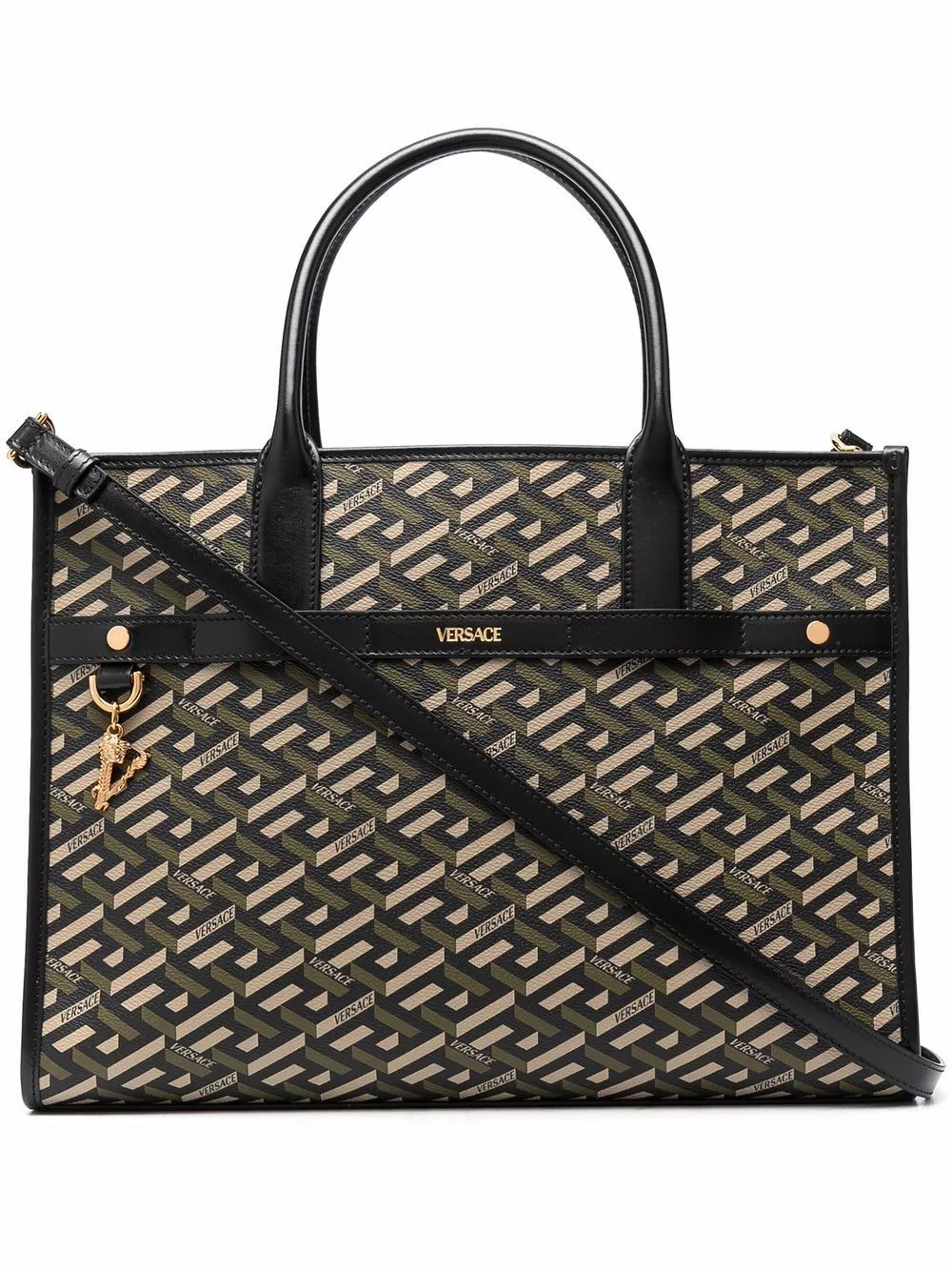 Versace La Greca print tote bag 3 Versace La Greca-print tote bag