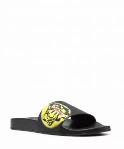 Versace Graphic logo-print slides